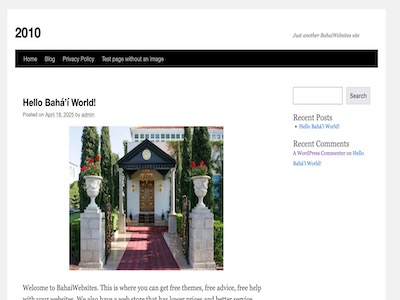 2010 WordPress Theme