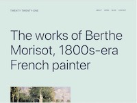 2021 WordPress Theme